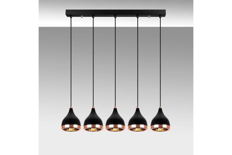 Taklampe Soodne Svart / Kobber - Kobber/Svart - Belysning - Innendørsbelysning & Lamper - Taklampe - Pendellamper & Hengelamper