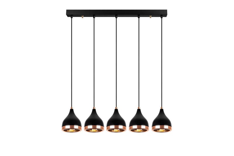 Taklampe Soodne Svart / Kobber - Kobber/Svart - Belysning - Innendørsbelysning & Lamper - Taklampe - Pendellamper & Hengelamper