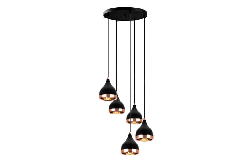 Taklampe Soodne Svart / Kobber - Kobber/Svart - Belysning - Innendørsbelysning & Lamper - Taklampe - Pendellamper & Hengelamper