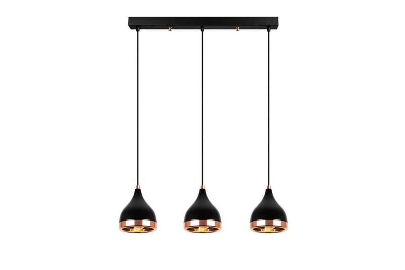Taklampe Soodne Svart / Kobber - Kobber/Svart - Belysning - Innendørsbelysning & Lamper - Taklampe - Pendellamper & Hengelamper