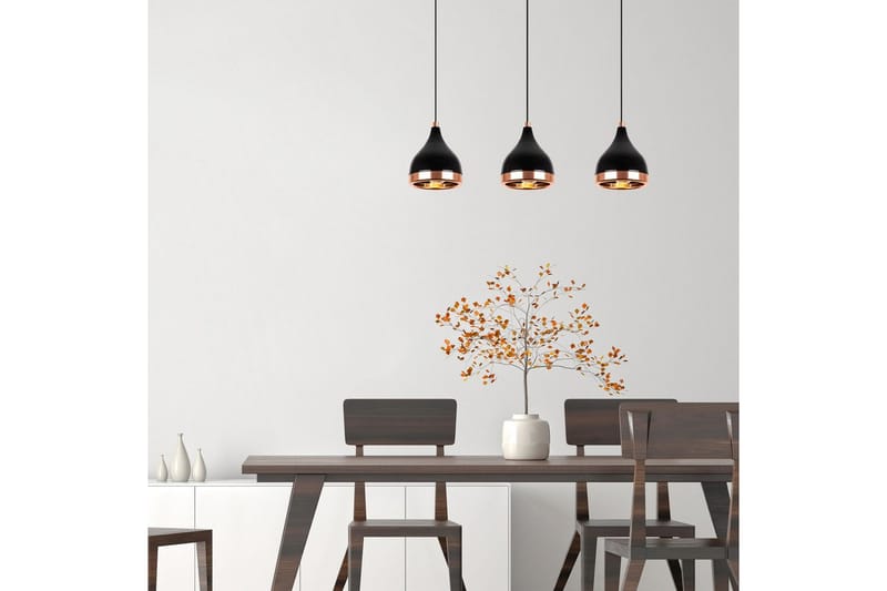 Taklampe Soodne Svart / Kobber - Kobber/Svart - Belysning - Innendørsbelysning & Lamper - Taklampe - Pendellamper & Hengelamper