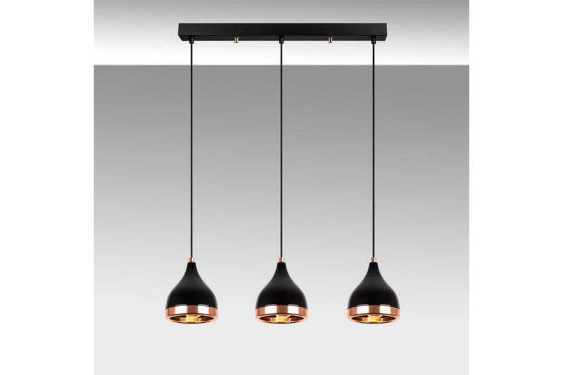 Taklampe Soodne Svart / Kobber - Kobber/Svart - Belysning - Innendørsbelysning & Lamper - Taklampe - Pendellamper & Hengelamper
