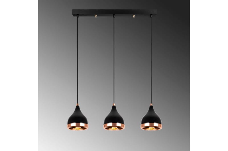 Taklampe Soodne Svart / Kobber - Kobber/Svart - Belysning - Innendørsbelysning & Lamper - Taklampe - Pendellamper & Hengelamper