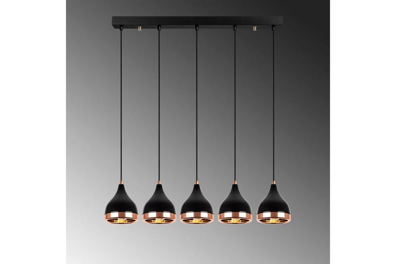 Taklampe Soodne Svart / Kobber - Kobber/Svart - Belysning - Innendørsbelysning & Lamper - Taklampe - Pendellamper & Hengelamper