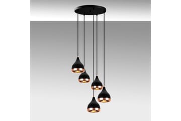 Taklampe Soodne Svart / Kobber - Kobber/Svart - Belysning - Innendørsbelysning & Lamper - Taklampe - Pendellamper & Hengelamper