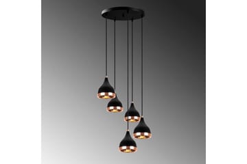 Taklampe Soodne Svart / Kobber - Kobber/Svart - Belysning - Innendørsbelysning & Lamper - Taklampe - Pendellamper & Hengelamper
