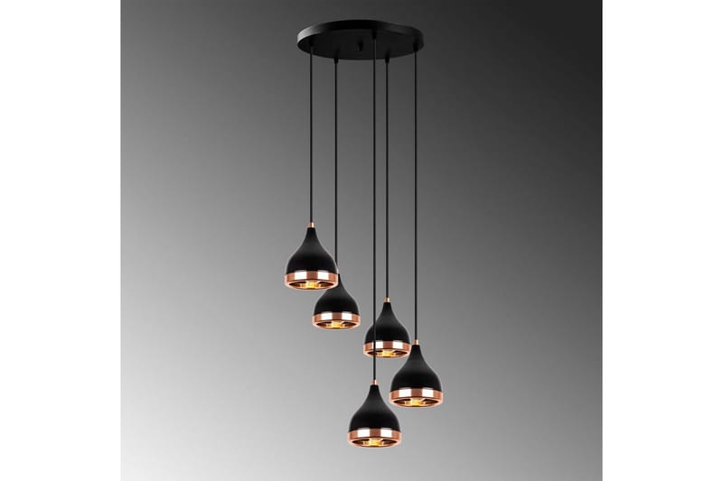 Taklampe Soodne Svart / Kobber - Kobber/Svart - Belysning - Innendørsbelysning & Lamper - Taklampe - Pendellamper & Hengelamper