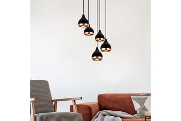 Taklampe Soodne Svart / Kobber - Kobber/Svart - Belysning - Innendørsbelysning & Lamper - Taklampe - Pendellamper & Hengelamper