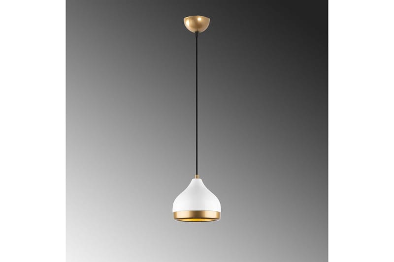 Taklampe Soodni Hvit / Gull - Hvit / Gull - Belysning - Innendørsbelysning & Lamper - Taklampe - Pendellamper & Hengelamper