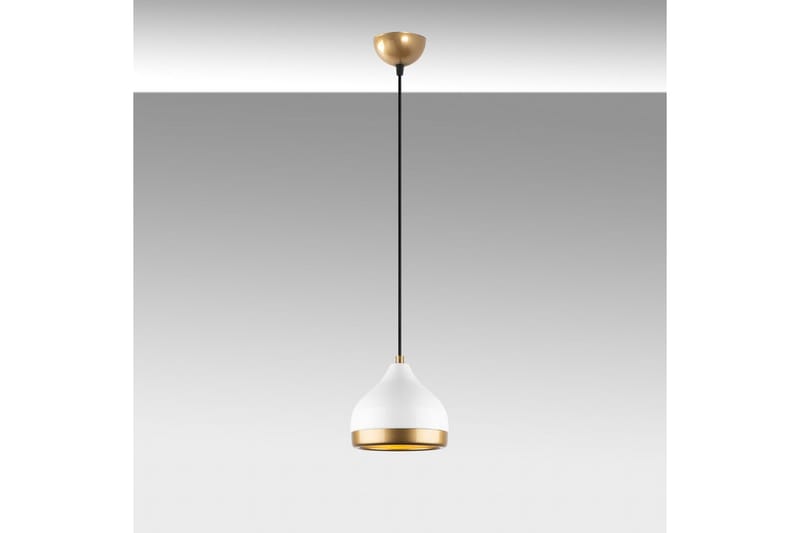 Taklampe Soodni Hvit / Gull - Hvit / Gull - Belysning - Innendørsbelysning & Lamper - Taklampe - Pendellamper & Hengelamper