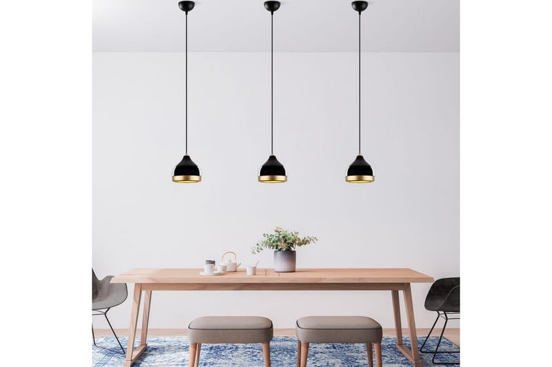 Taklampe Soodni Svart - Svart - Belysning - Innendørsbelysning & Lamper - Taklampe - Pendellamper & Hengelamper