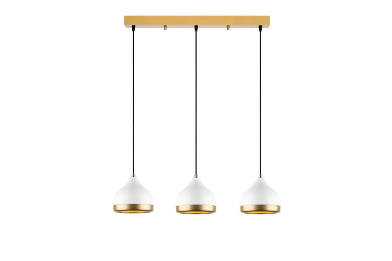 Taklampe Soodni Tre Horisont Hvit - Hvit - Belysning - Innendørsbelysning & Lamper - Taklampe - Pendellamper & Hengelamper