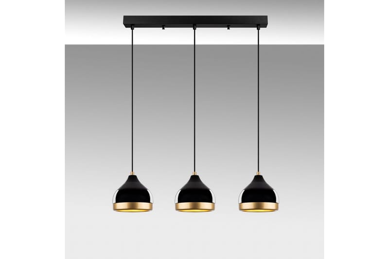 Taklampe Soodni Tre Horisont Svart - Svart - Belysning - Innendørsbelysning & Lamper - Taklampe - Pendellamper & Hengelamper
