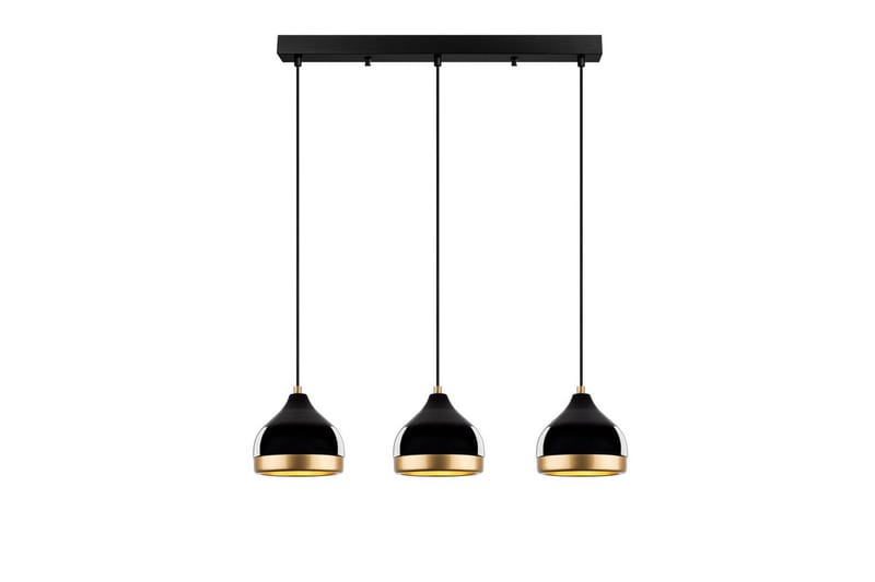 Taklampe Soodni Tre Horisont Svart - Svart - Belysning - Innendørsbelysning & Lamper - Taklampe - Pendellamper & Hengelamper