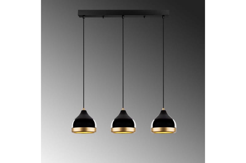 Taklampe Soodni Tre Horisont Svart - Svart - Belysning - Innendørsbelysning & Lamper - Taklampe - Pendellamper & Hengelamper