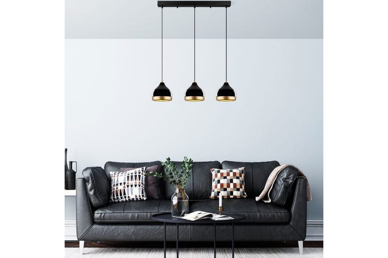 Taklampe Soodni Tre Horisont Svart - Svart - Belysning - Innendørsbelysning & Lamper - Taklampe - Pendellamper & Hengelamper