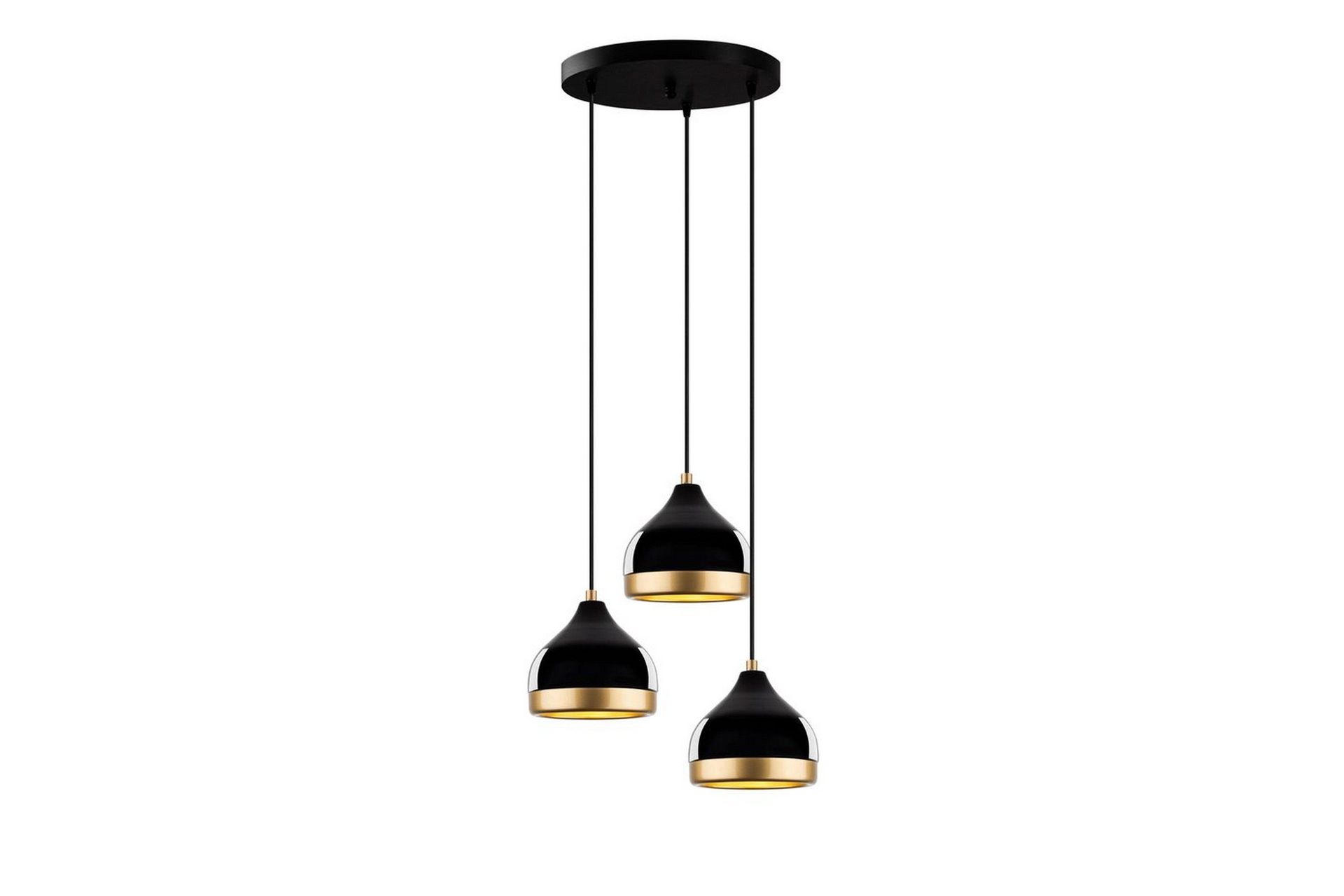 Taklampe Soodni Tre Sirkel Svart - Svart