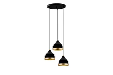 Taklampe Soodni Tre Sirkel Svart - Svart - Belysning - Innendørsbelysning & Lamper - Taklampe - Pendellamper & Hengelamper