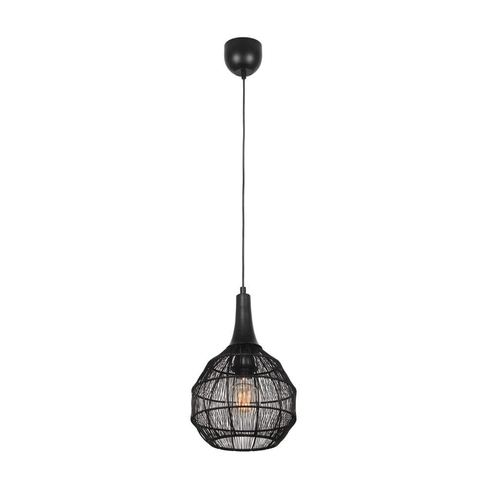 Taklampe Soraya - 26x27 cm, Matt svart