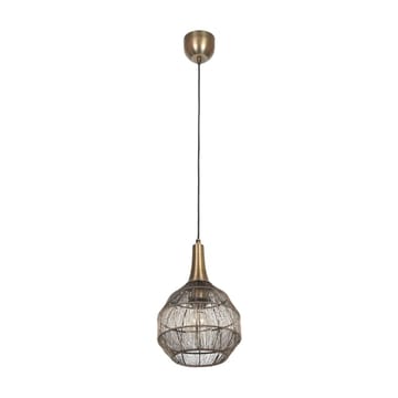 Taklampe Soraya - 26x27 cm, Matt svart/antikk messing - Belysning - Innendørsbelysning & Lamper - Taklampe - Pendellamper & Hengelamper
