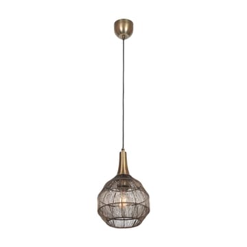Taklampe Soraya - 26x27 cm, Matt svart/antikk messing - Belysning - Innendørsbelysning & Lamper - Taklampe - Pendellamper & Hengelamper