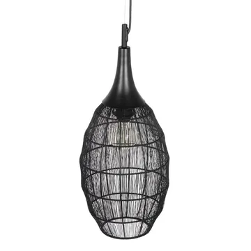 Taklampe Soraya - 26x48 cm, Matt svart - Belysning - Innendørsbelysning & Lamper - Taklampe - Pendellamper & Hengelamper
