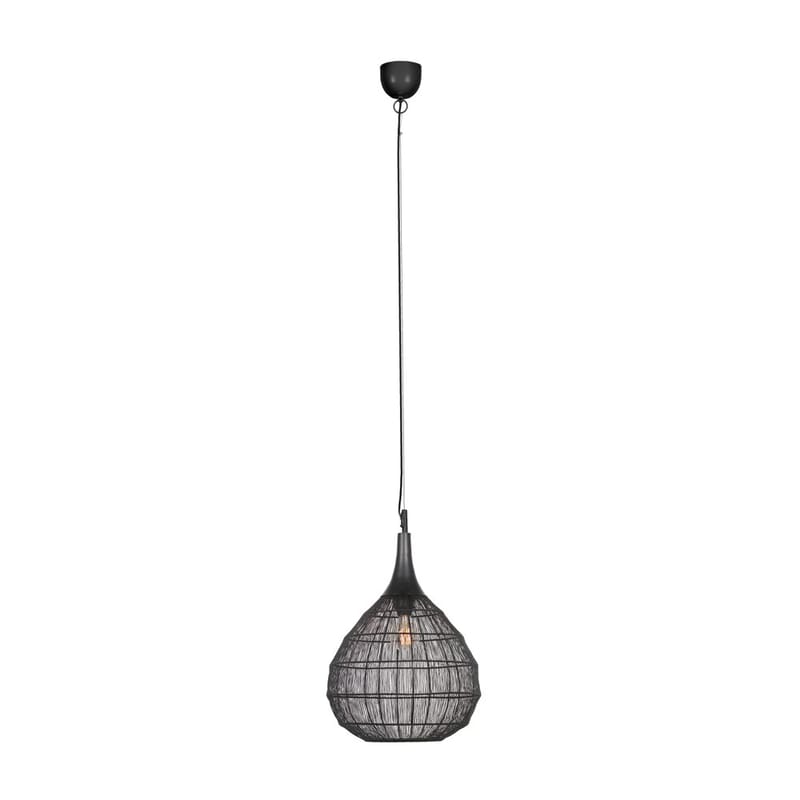 Taklampe Soraya - 42 cm, Matt svart - Belysning - Innendørsbelysning & Lamper - Taklampe - Pendellamper & Hengelamper