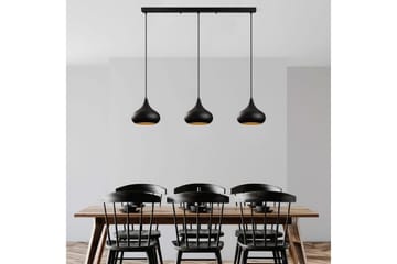 Taklampe Sorna Svart - Svart - Belysning - Innendørsbelysning & Lamper - Taklampe - Pendellamper & Hengelamper