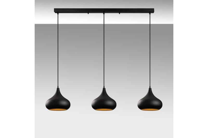 Taklampe Sorna Svart - Svart - Belysning - Innendørsbelysning & Lamper - Taklampe - Pendellamper & Hengelamper