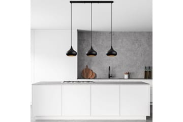 Taklampe Sorna Svart - Svart - Belysning - Innendørsbelysning & Lamper - Taklampe - Pendellamper & Hengelamper