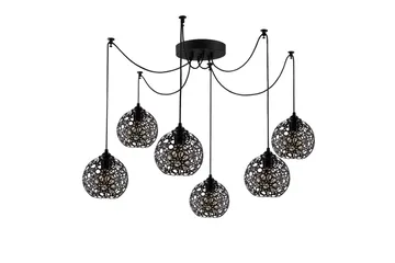 Taklampe Sourab Brilo Svart - Svart - Belysning - Innendørsbelysning & Lamper - Taklampe - Pendellamper & Hengelamper