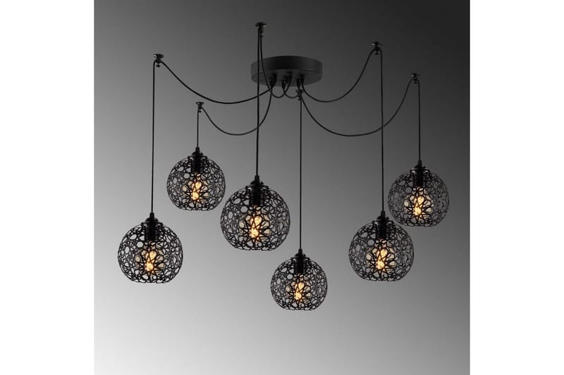 Taklampe Sourab Brilo Svart - Svart - Belysning - Innendørsbelysning & Lamper - Taklampe - Pendellamper & Hengelamper