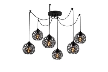 Taklampe Sourab Brilo Svart - Svart - Belysning - Innendørsbelysning & Lamper - Taklampe - Pendellamper & Hengelamper