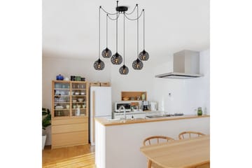 Taklampe Sourab Brilo Svart - Svart - Belysning - Innendørsbelysning & Lamper - Taklampe - Pendellamper & Hengelamper