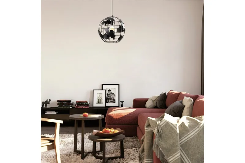 Taklampe Sourab Loomba Svart - Svart - Belysning - Innendørsbelysning & Lamper - Taklampe - Pendellamper & Hengelamper