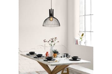 Taklampe Sourab Lysende Svart - Svart - Belysning - Innendørsbelysning & Lamper - Taklampe - Pendellamper & Hengelamper