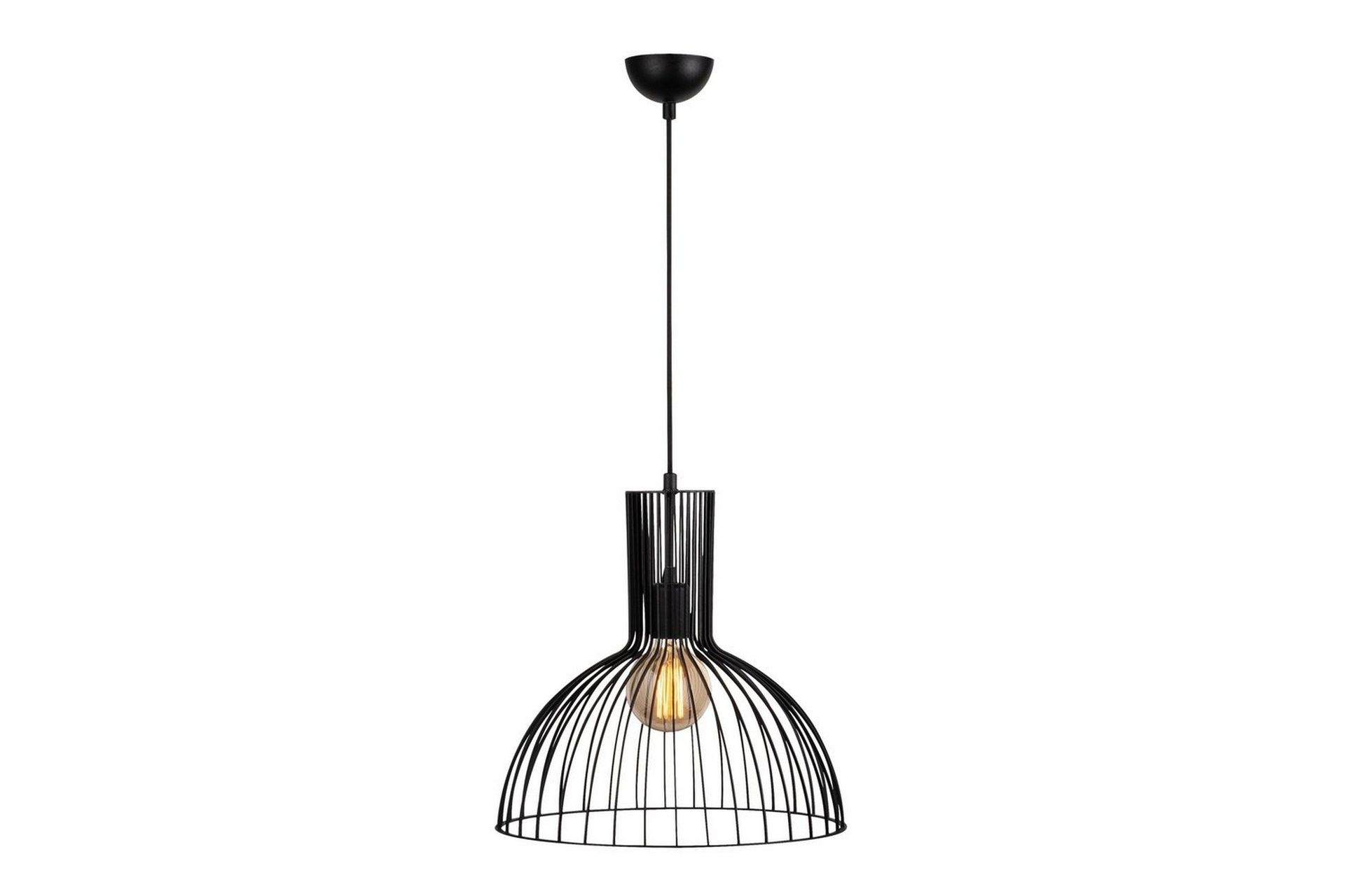 Taklampe Sourab Lysende Svart - Svart