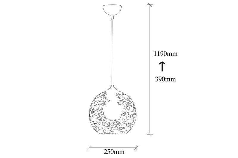 Taklampe Sourab Masafumie Svart Enkeltkontakt - Enkeltkontakt - Belysning - Innendørsbelysning & Lamper - Taklampe - Pendellamper & Hengelamper