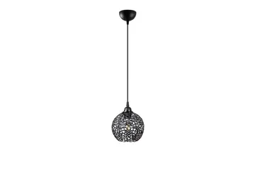 Taklampe Souvik Svart - 17 x 17 x 118 cm - Belysning - Innendørsbelysning & Lamper - Taklampe - Pendellamper & Hengelamper