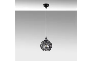 Taklampe Souvik Svart - 17 x 17 x 118 cm - Belysning - Innendørsbelysning & Lamper - Taklampe - Pendellamper & Hengelamper