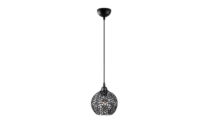 Taklampe Souvik Svart - 17 x 17 x 118 cm - Belysning - Innendørsbelysning & Lamper - Taklampe - Pendellamper & Hengelamper