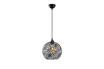 Taklampe Souvik Svart - 25 x 25 x 126 cm - Belysning - Innendørsbelysning & Lamper - Taklampe - Pendellamper & Hengelamper