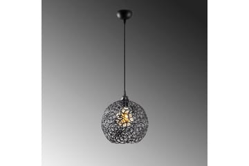 Taklampe Souvik Svart - 25 x 25 x 126 cm - Belysning - Innendørsbelysning & Lamper - Taklampe - Pendellamper & Hengelamper