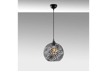 Taklampe Souvik Svart - 25 x 25 x 126 cm - Belysning - Innendørsbelysning & Lamper - Taklampe - Pendellamper & Hengelamper