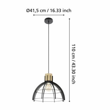 Taklampe Stillington - Svart/Finer - Belysning - Innendørsbelysning & Lamper - Taklampe - Pendellamper & Hengelamper