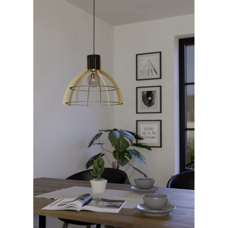 Taklampe Stillington - Svart/Gull - Belysning - Innendørsbelysning & Lamper - Taklampe - Pendellamper & Hengelamper