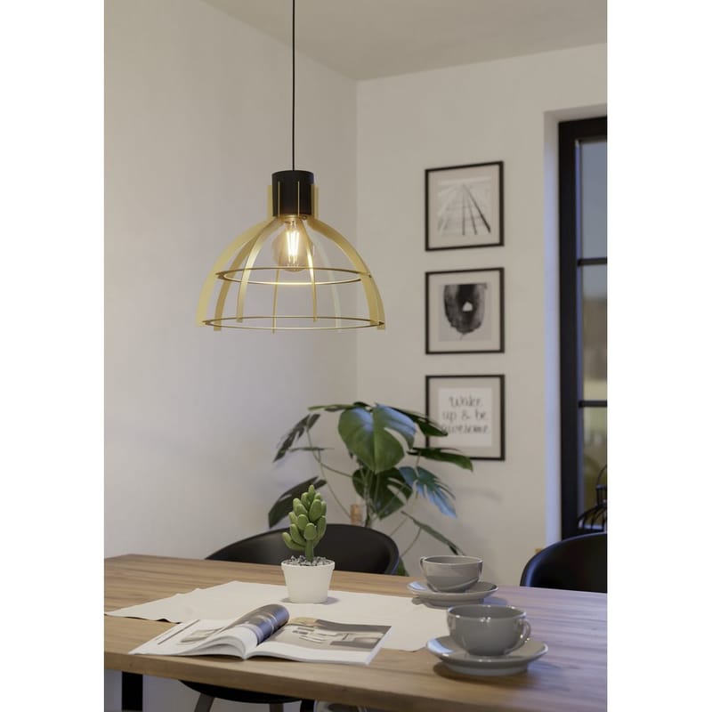 Taklampe Stillington - Svart/Gull - Belysning - Innendørsbelysning & Lamper - Taklampe - Pendellamper & Hengelamper