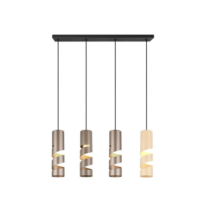 Taklampe Stream - 4 lamper, Flerfarget - Belysning - Innendørsbelysning & Lamper - Taklampe - Pendellamper & Hengelamper