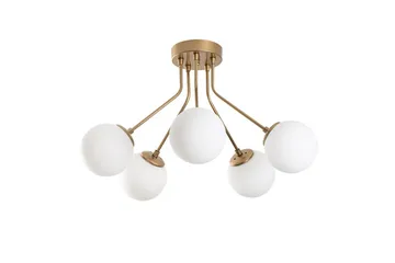 Taklampe Subbersta Hvit - Diameter: 56 cm - Belysning - Innendørsbelysning & Lamper - Taklampe - Pendellamper & Hengelamper