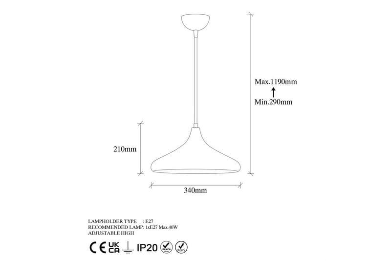 Taklampe Subesh Antikk - Antikk - Belysning - Innendørsbelysning & Lamper - Taklampe - Pendellamper & Hengelamper